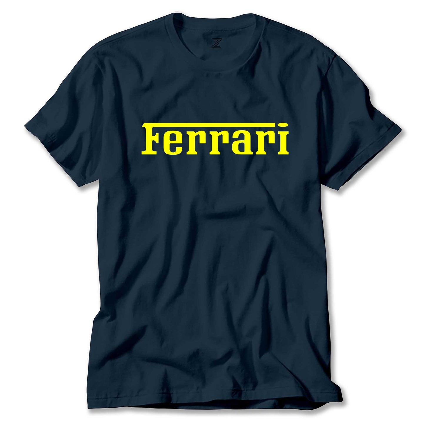Ferrari Gold Text Renkli Tişört