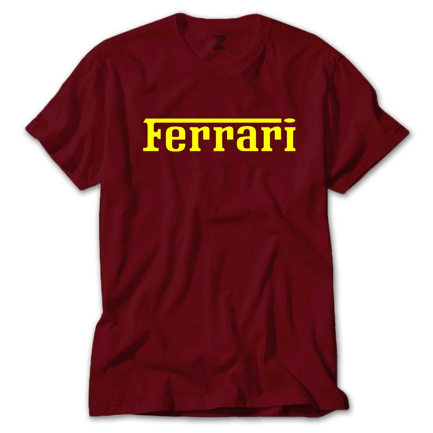Ferrari Gold Text Renkli Tişört