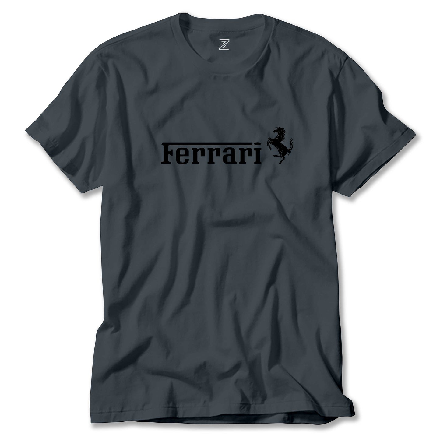 Ferrari TeXT Logo Renkli Tişört