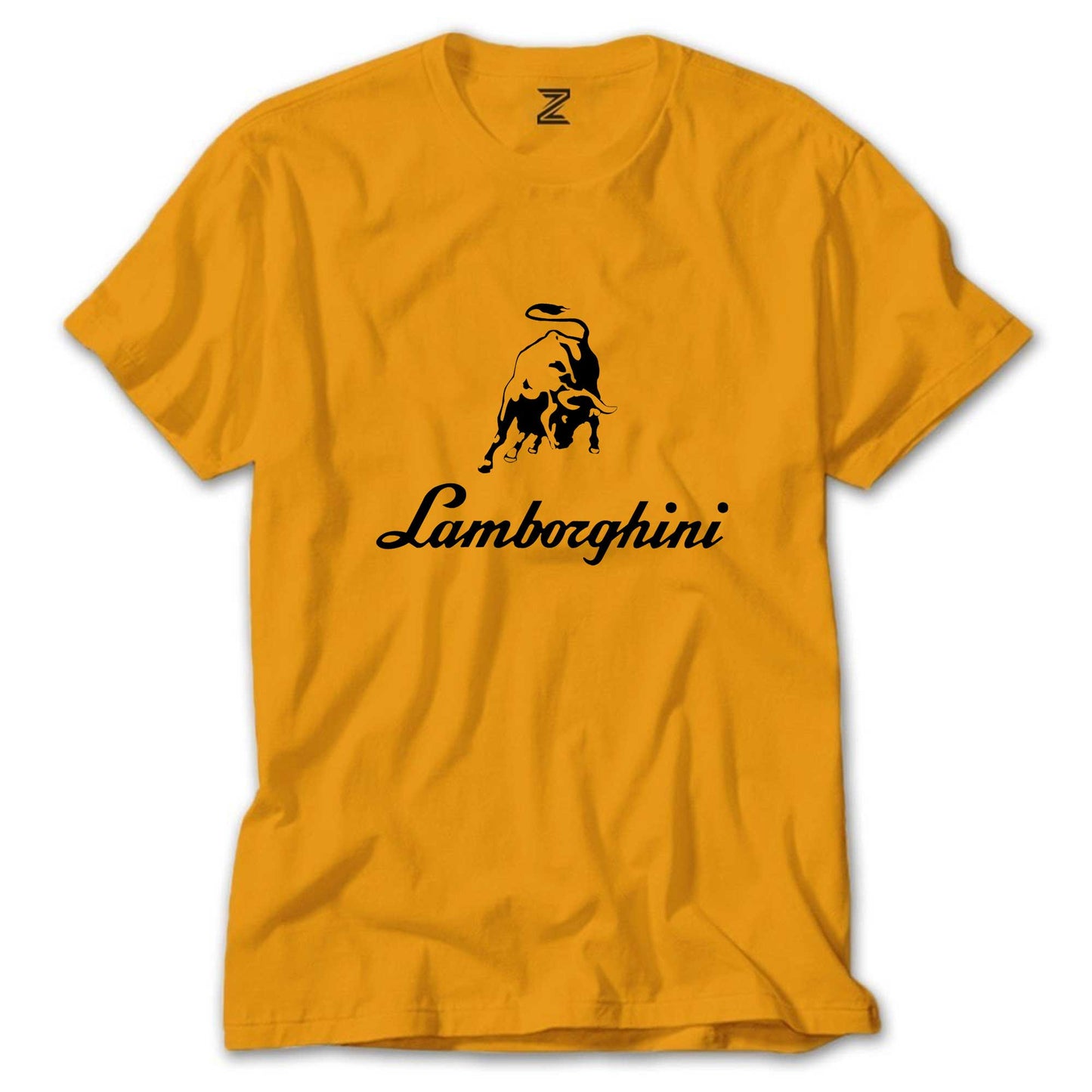 Lamborghini Text Logo Renkli Tişört