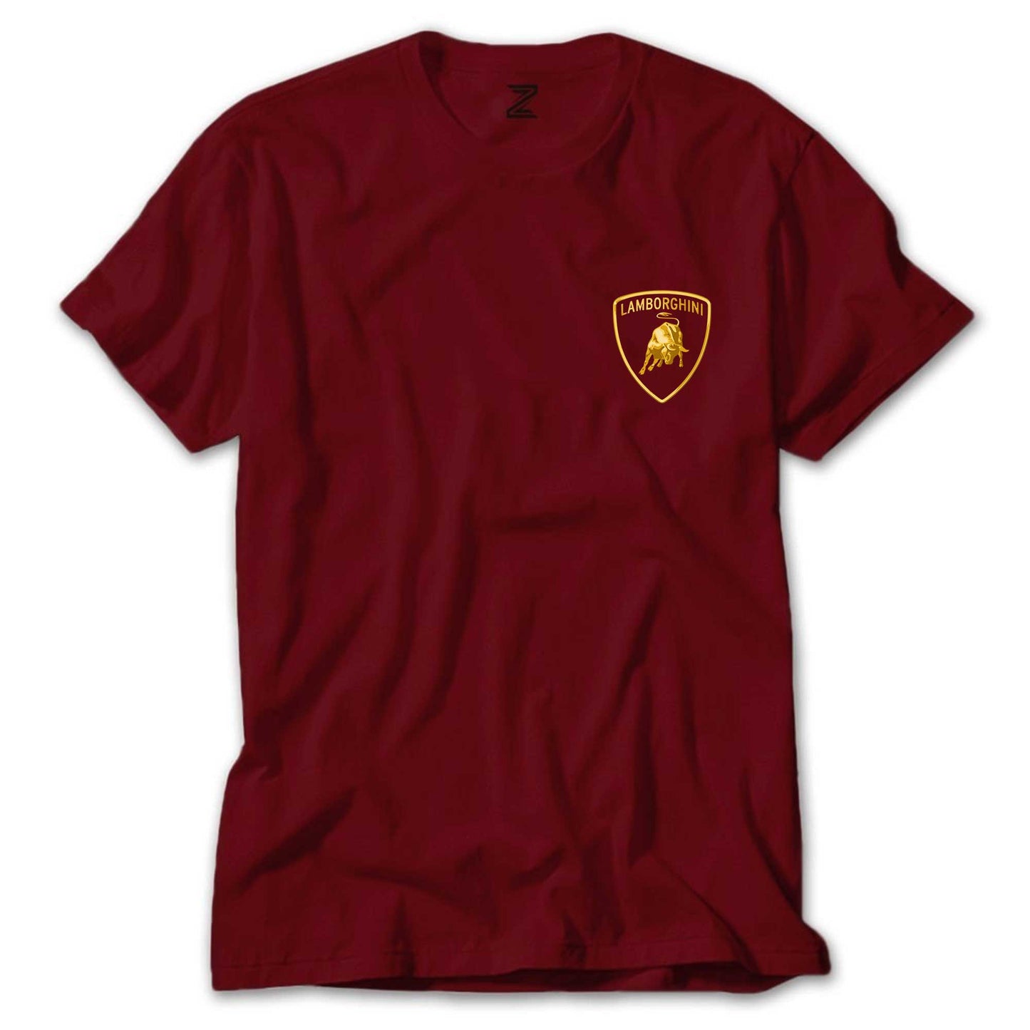 Lamborghini Gold Logo Renkli Tişört