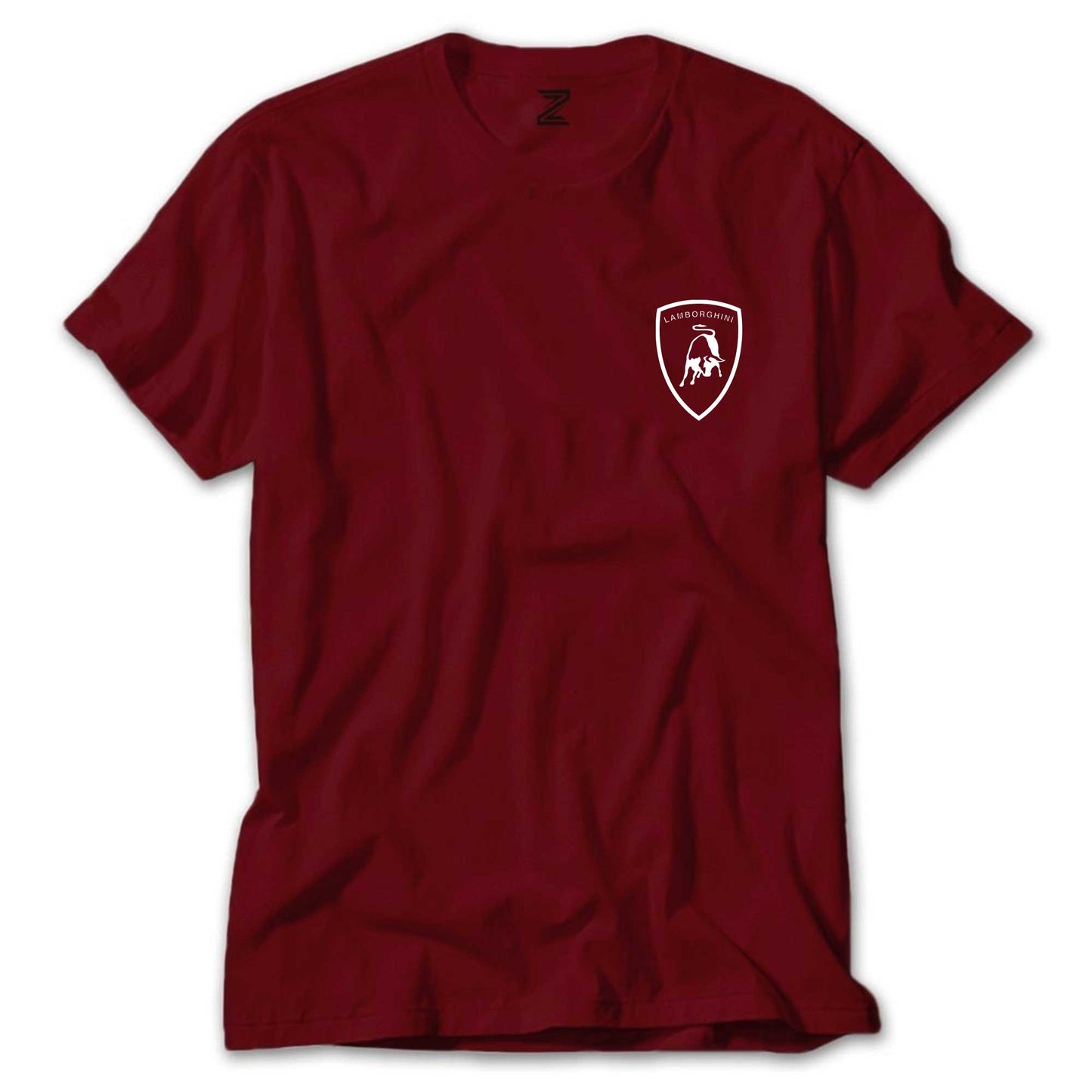Lamborghini Logo White Renkli Tişört