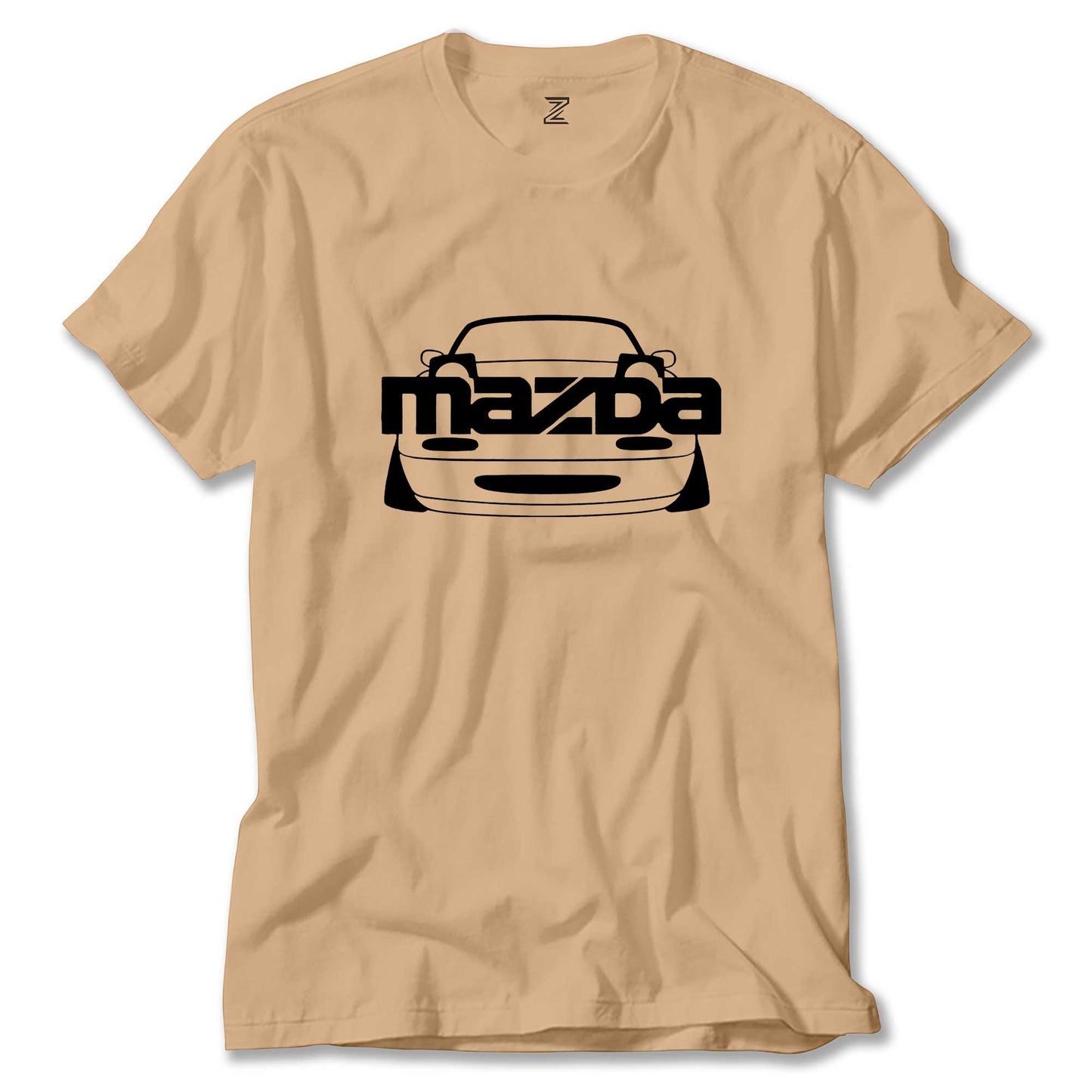Mazda RX-7 Text Car Renkli Tişört