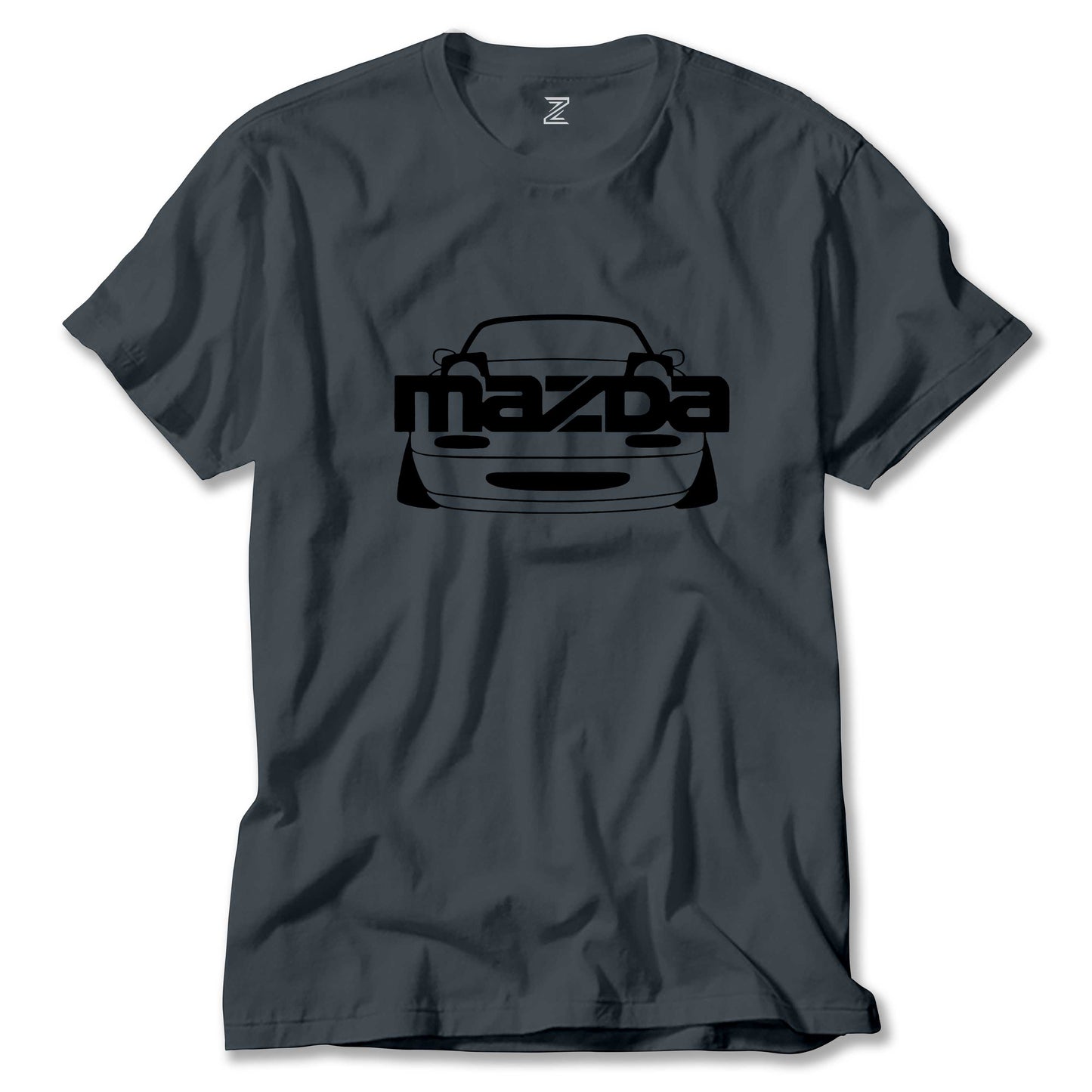 Mazda RX-7 Text Car Renkli Tişört