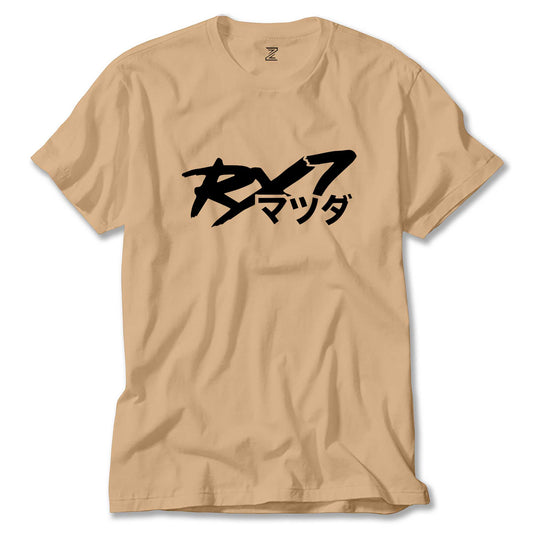 Mazda RX7 Japon Logo Renkli Tişört