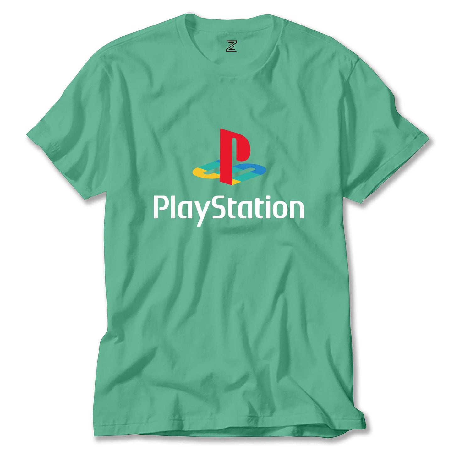 Playstation Logo White Renkli Tişört