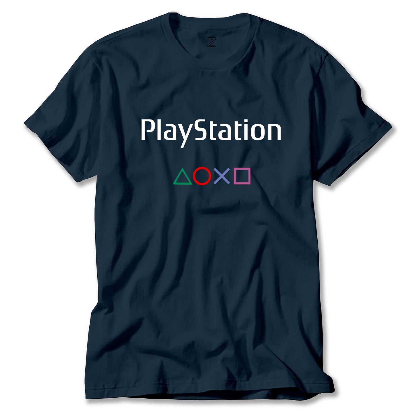 Playstation Text Consol Renkli Tişört