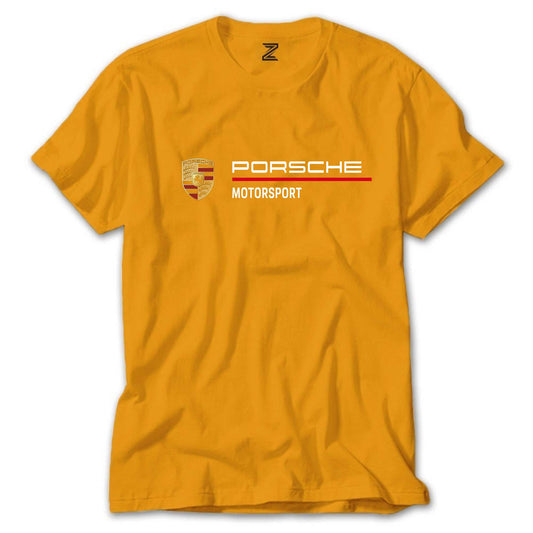 Porsche Logo Motorsport Renkli Tişört