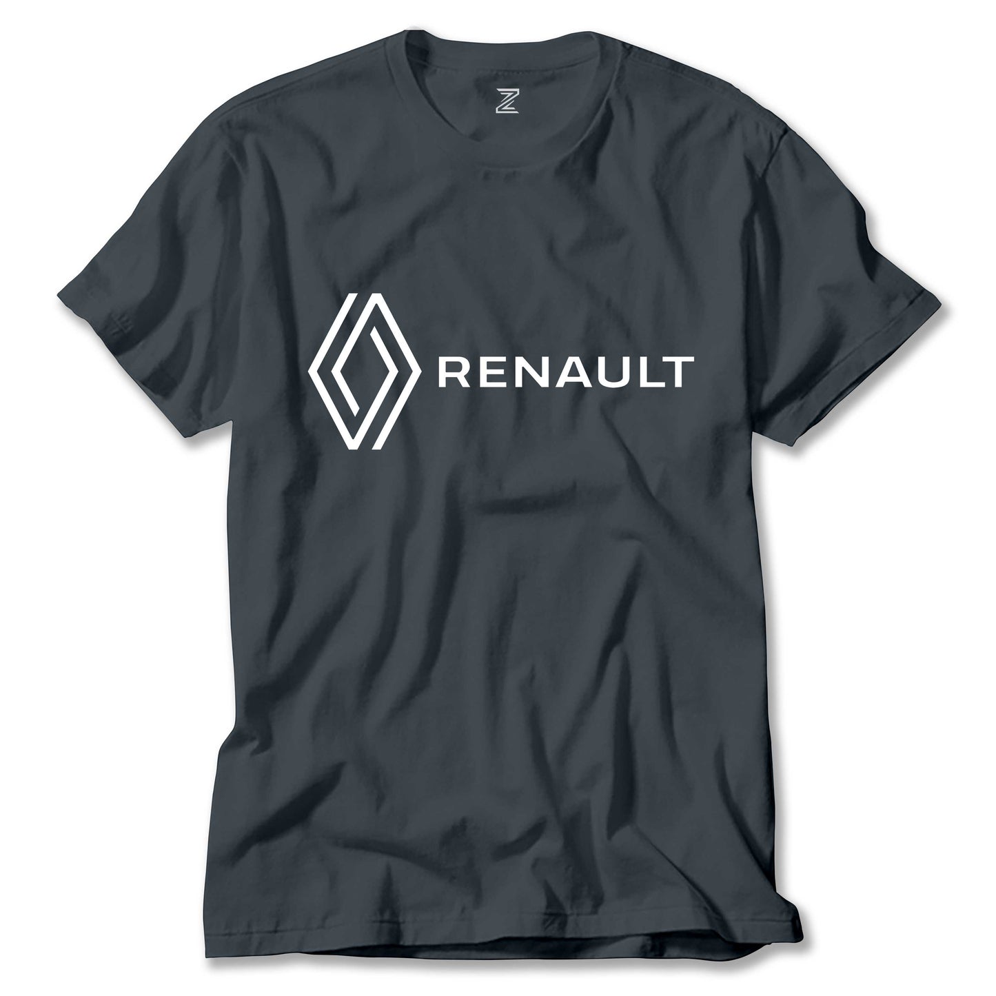 Renault New Logo Text Renkli Tişört