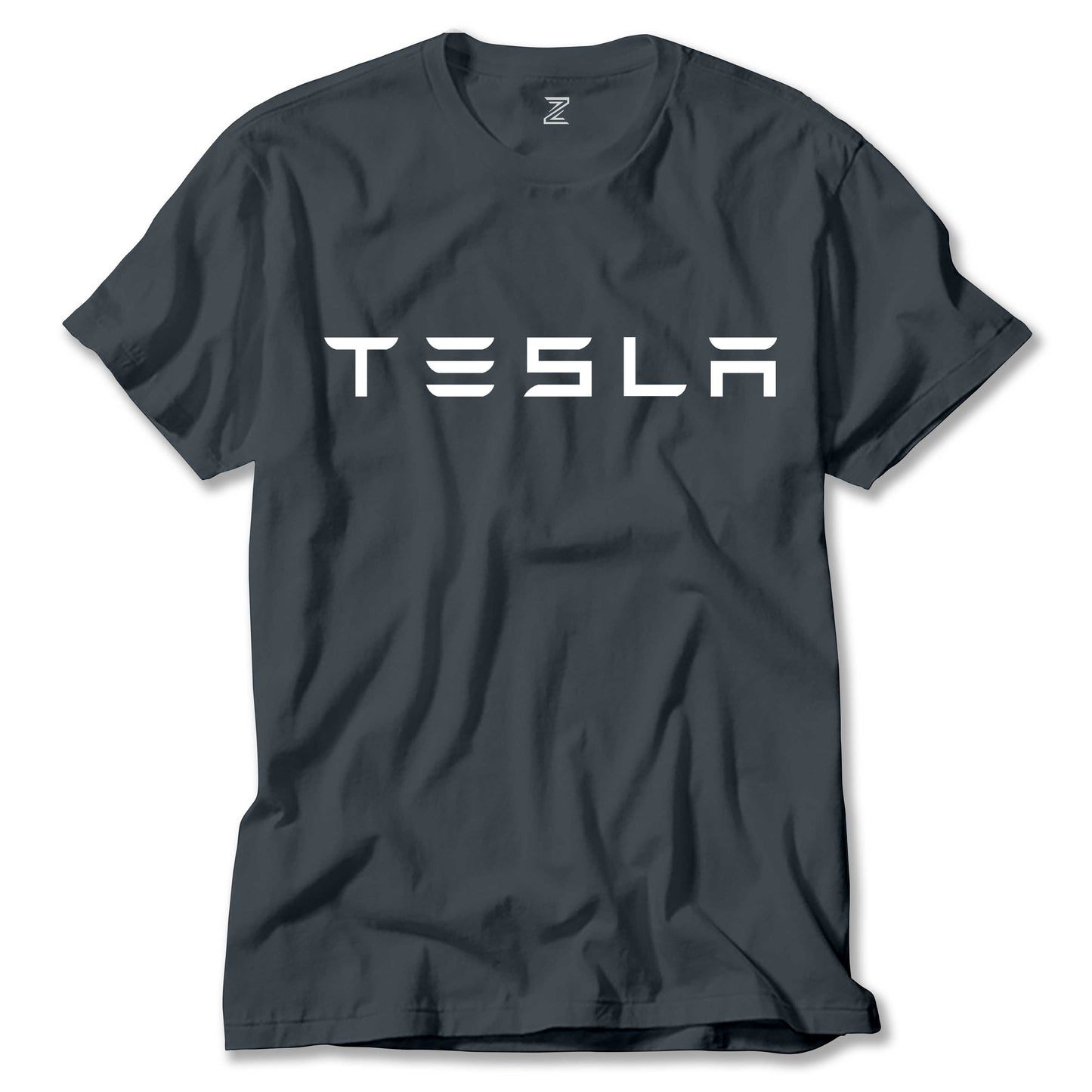 Tesla Text Renkli Tişört