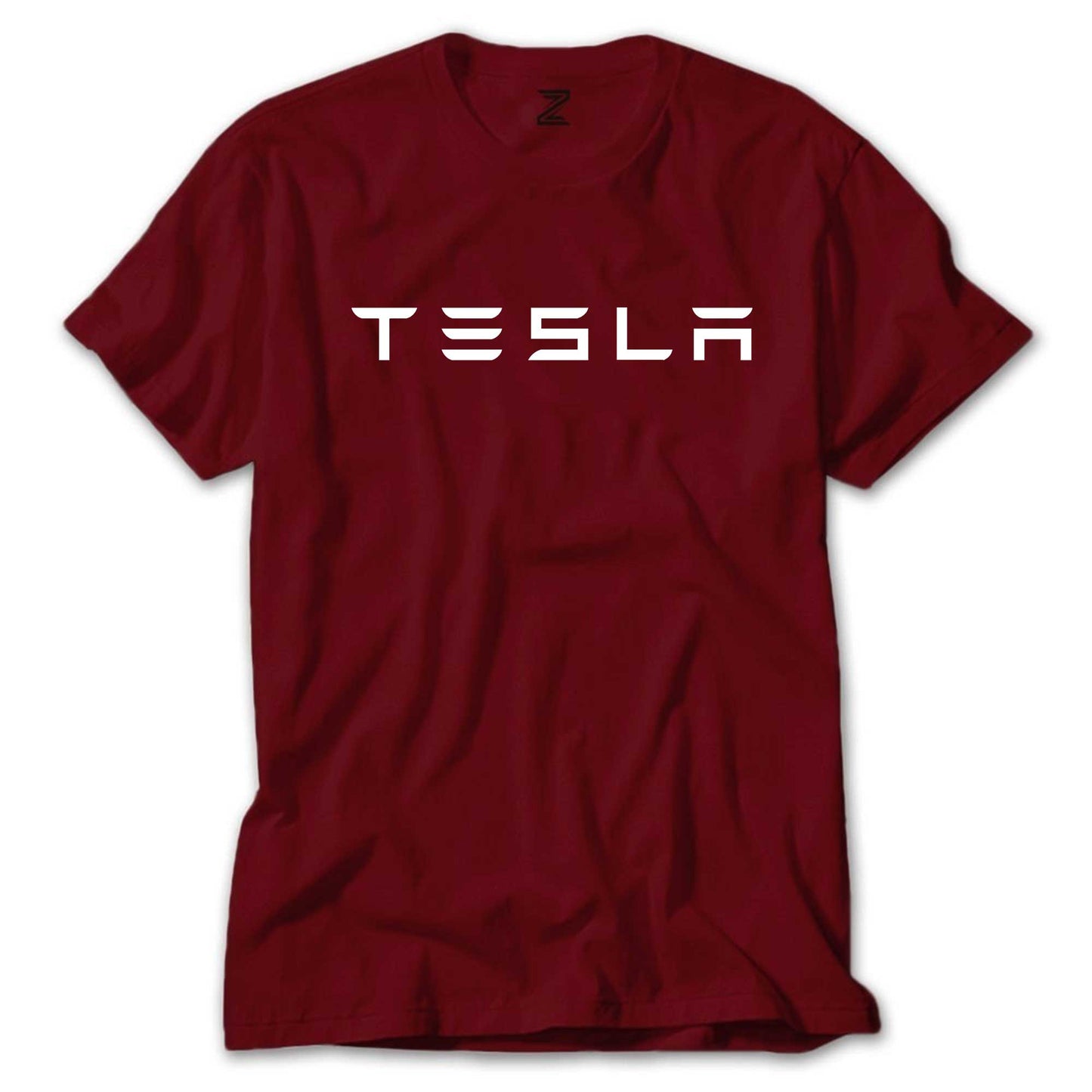 Tesla Text Renkli Tişört