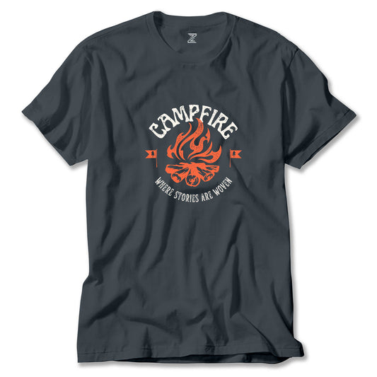 Camp Fire Renkli Tişört