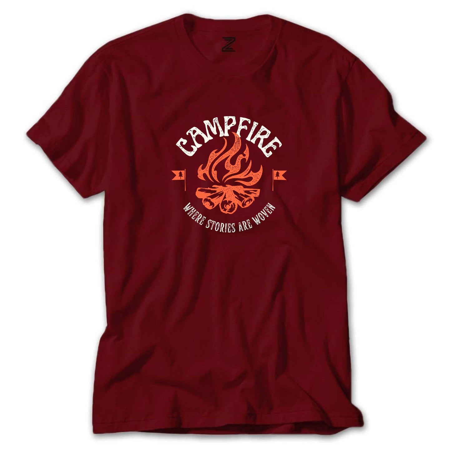 Camp Fire Renkli Tişört