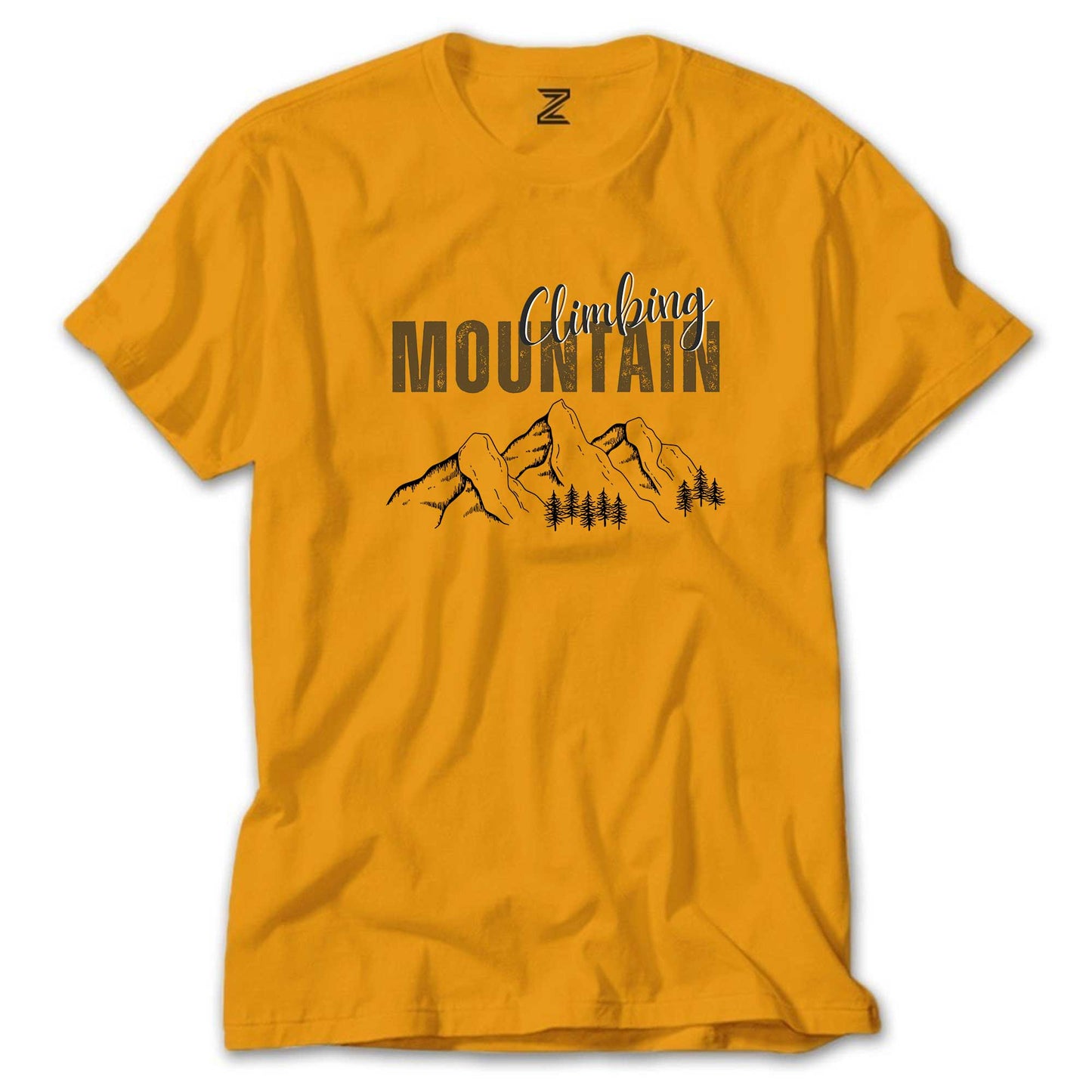 Climbing Mountain Renkli Tişört