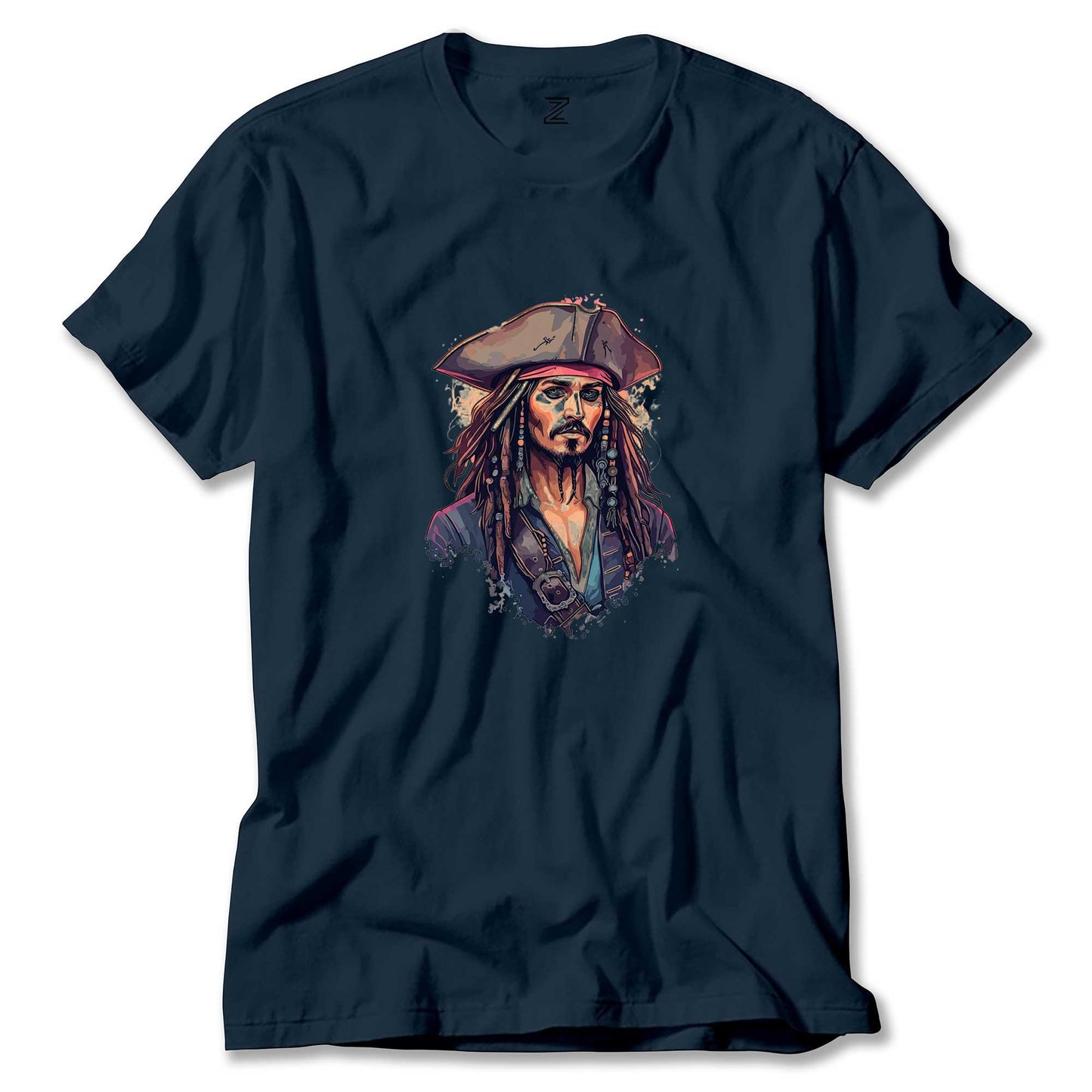 Kaptan Jack Jeperow Renkli Tişört