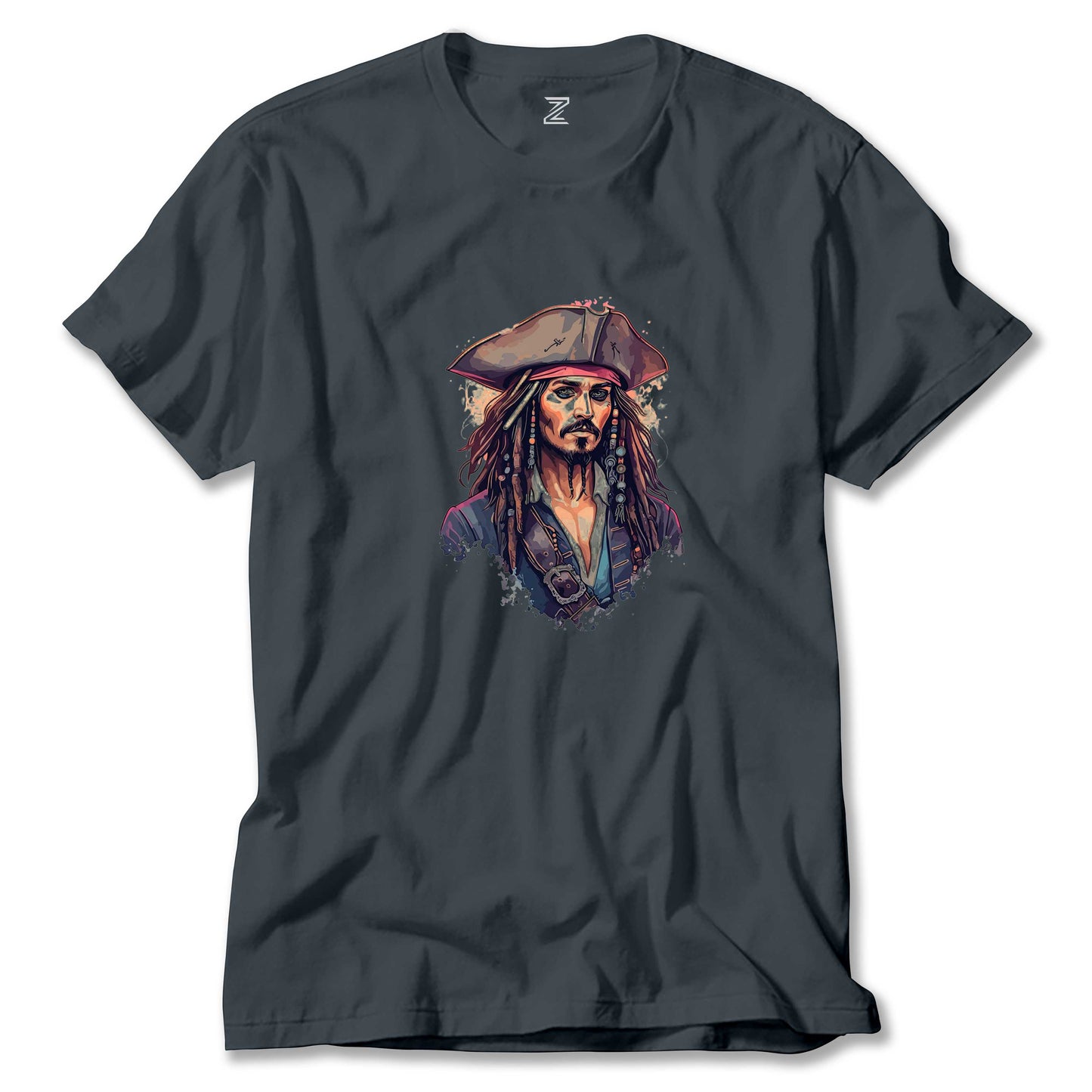 Kaptan Jack Jeperow Renkli Tişört