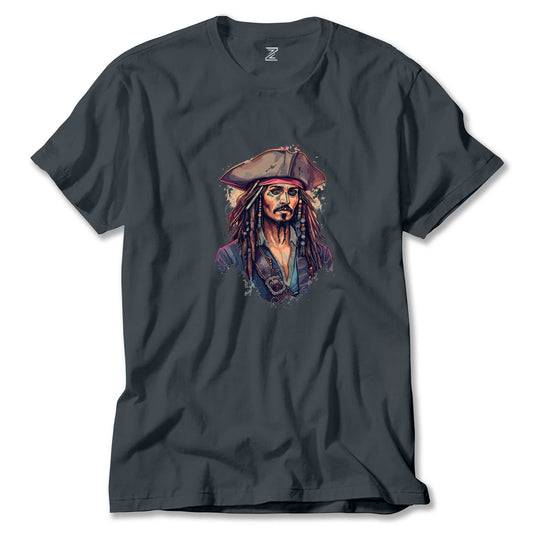 Kaptan Jack Jeperow Renkli Tişört