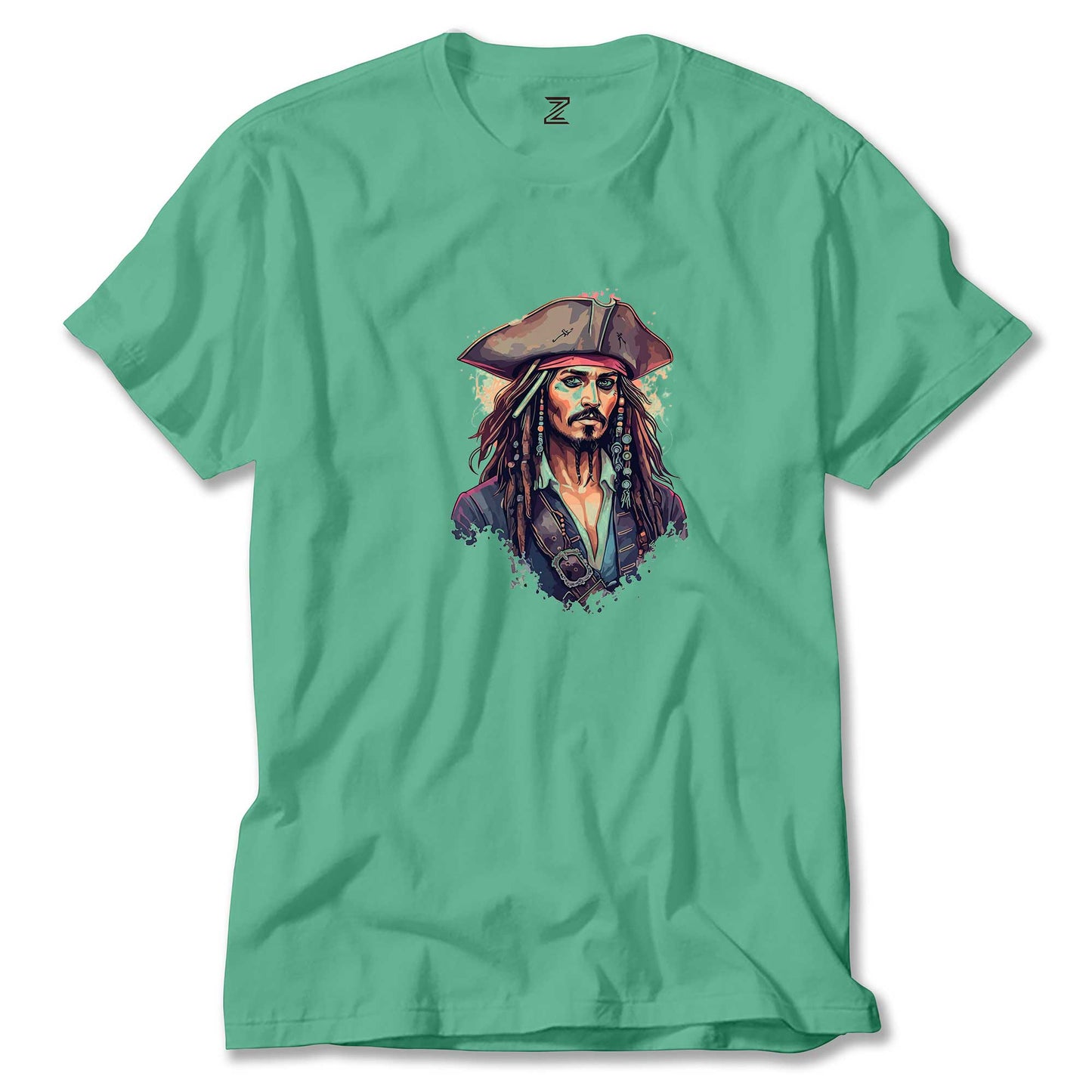 Kaptan Jack Jeperow Renkli Tişört