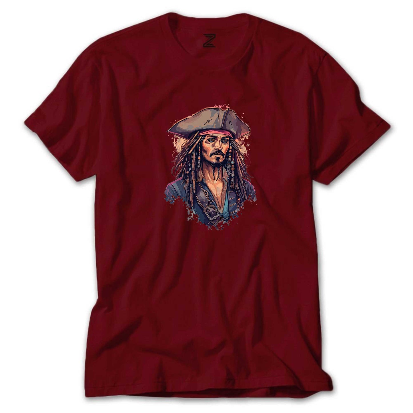 Kaptan Jack Jeperow Renkli Tişört