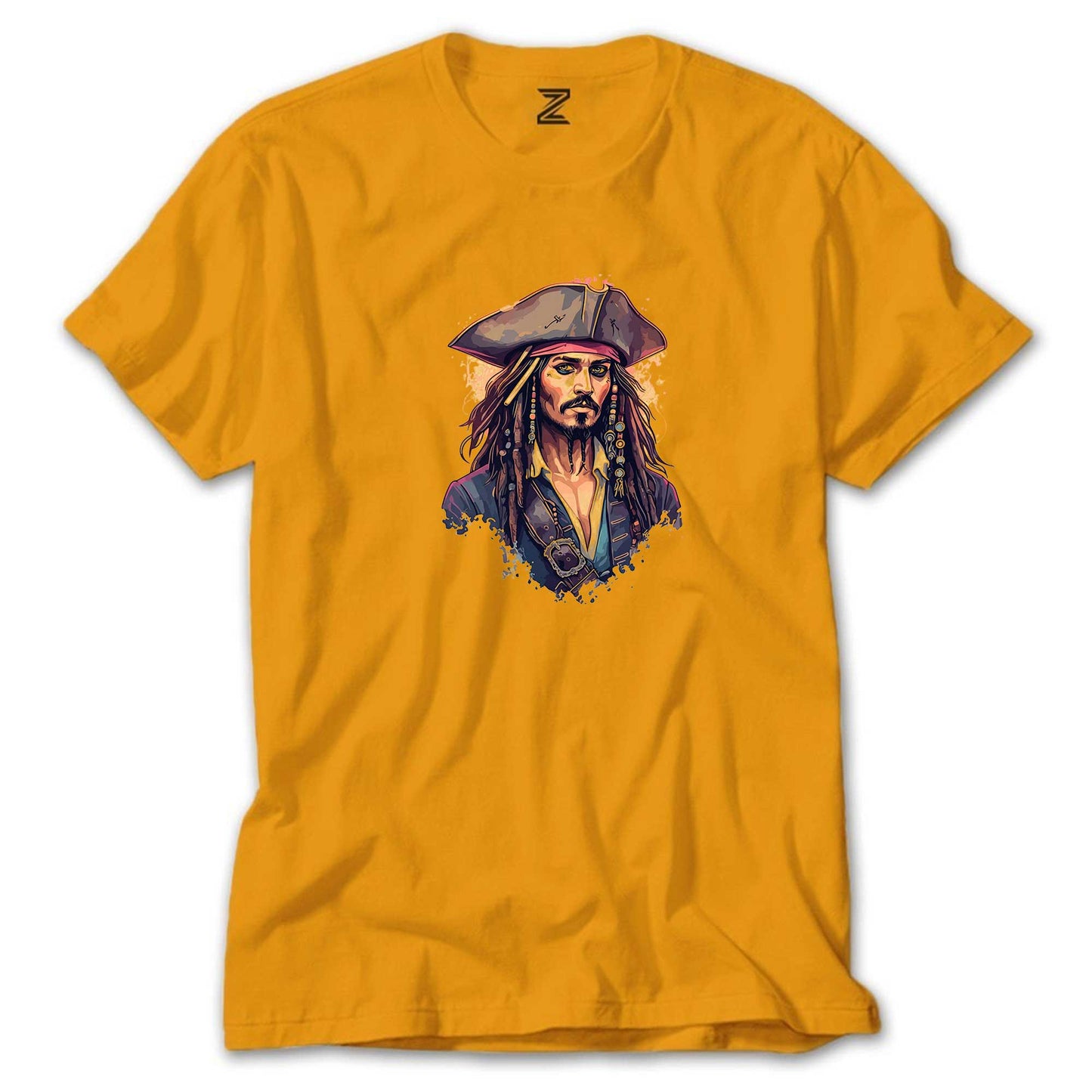 Kaptan Jack Jeperow Renkli Tişört