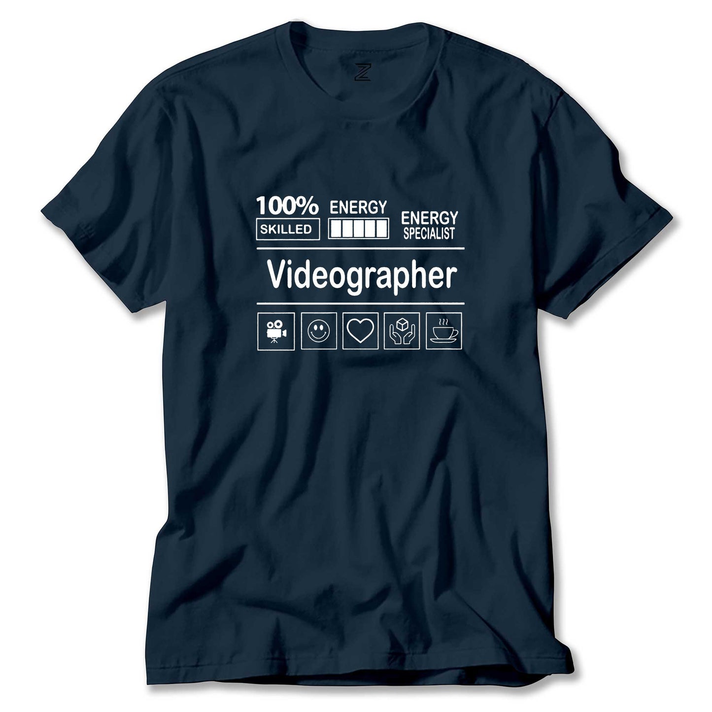 Videographer Renkli Tişört