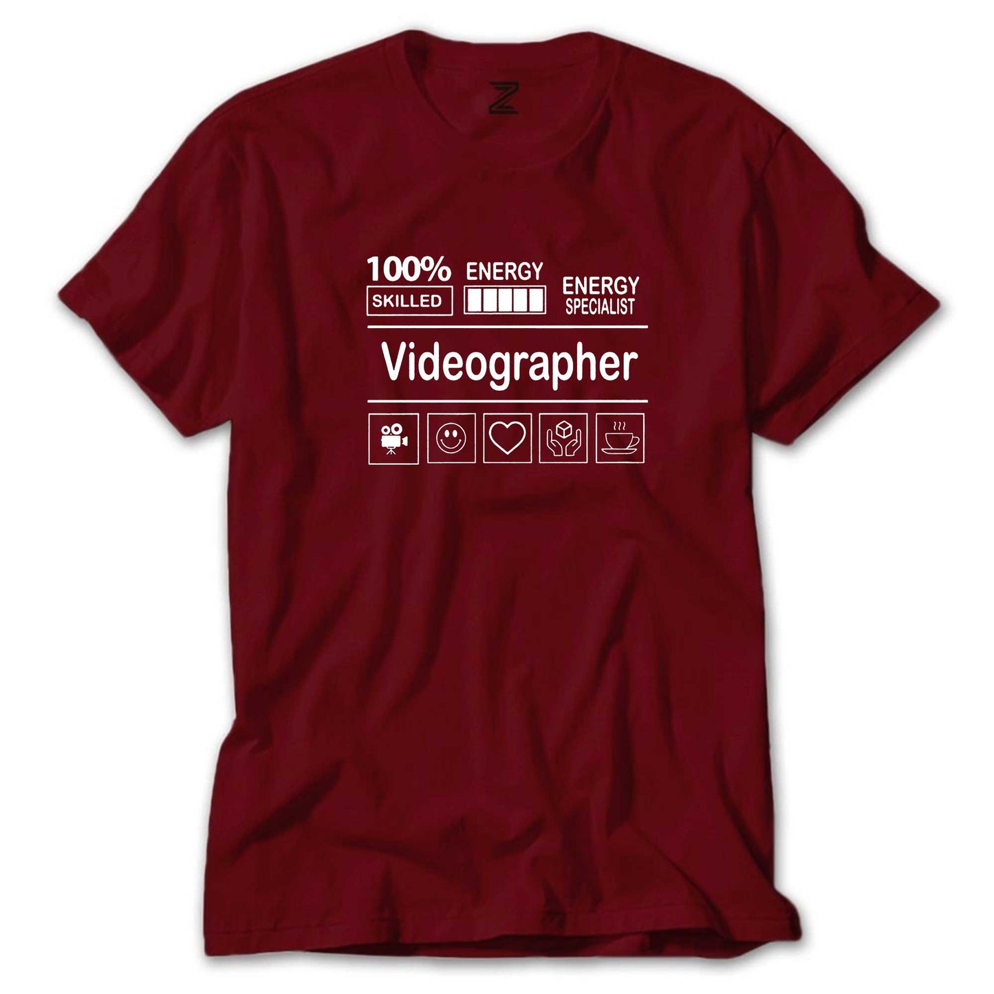 Videographer Renkli Tişört