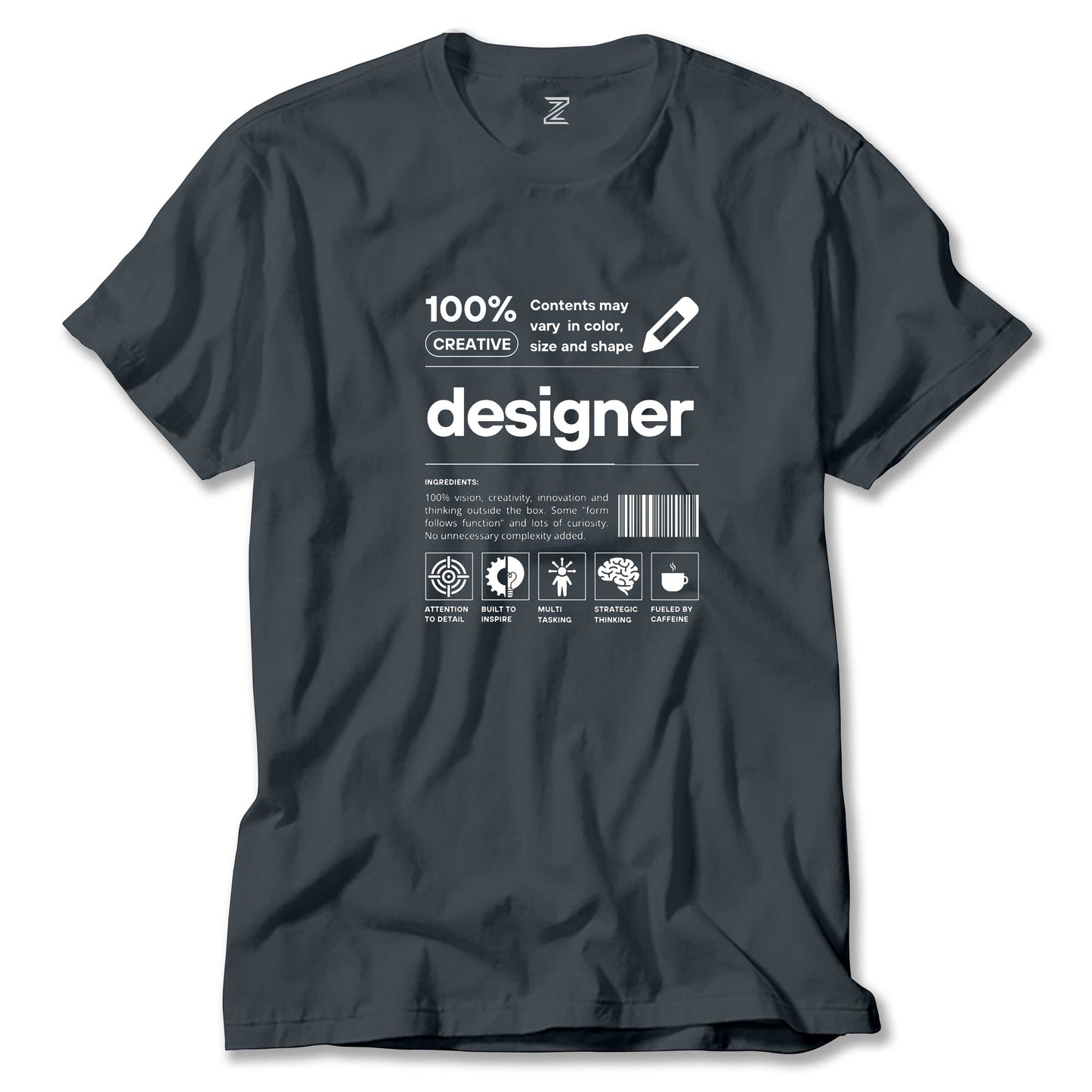 Designer Renkli Tişört