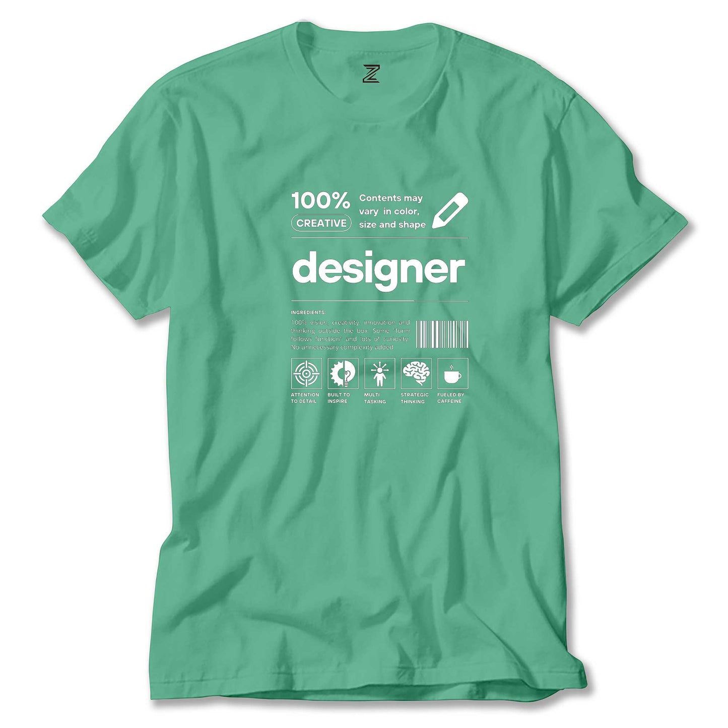 Designer Renkli Tişört