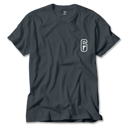 Rainbow Six Amblem White Renkli Tişört