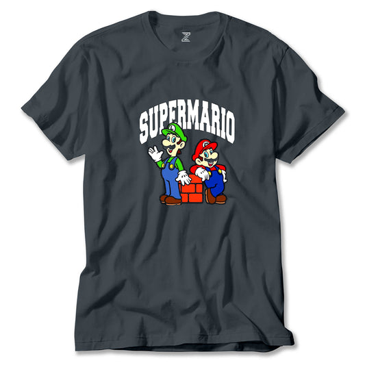Süper Mario Renkli Tişört