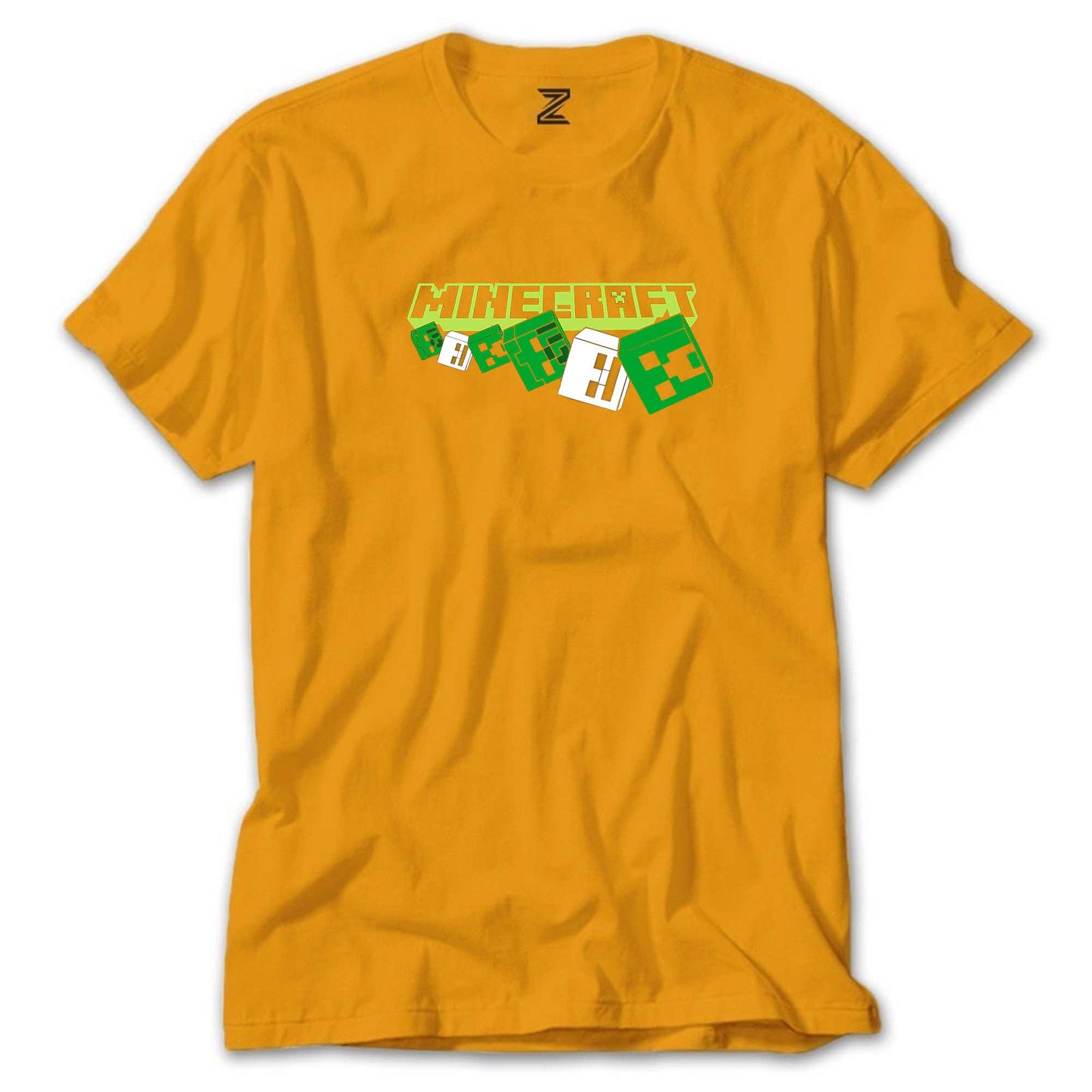 Minecraft Skeleton And Creeper Renkli Tişört