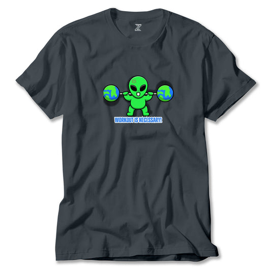 Workout Fitnes Animated Renkli Tişört