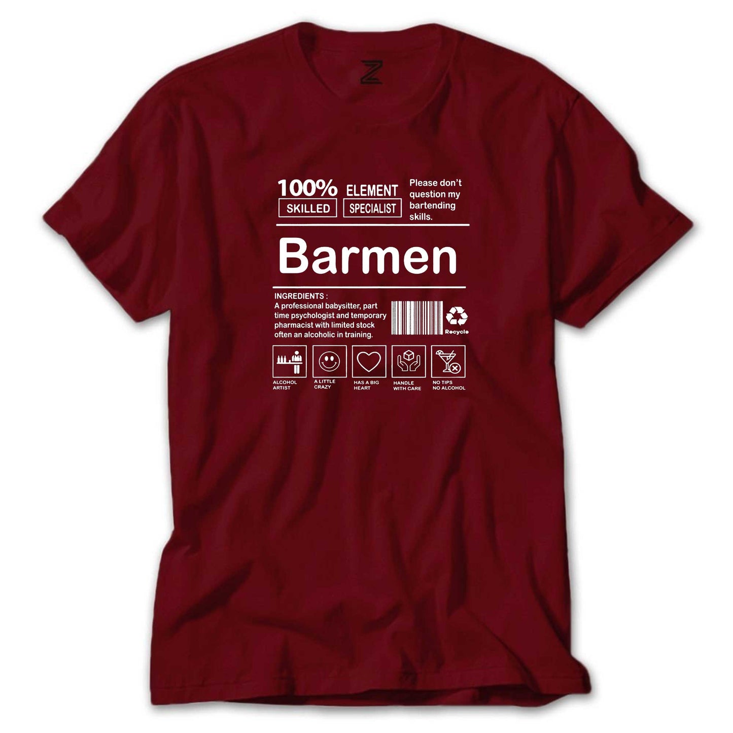 Barmen Renkli Tişört