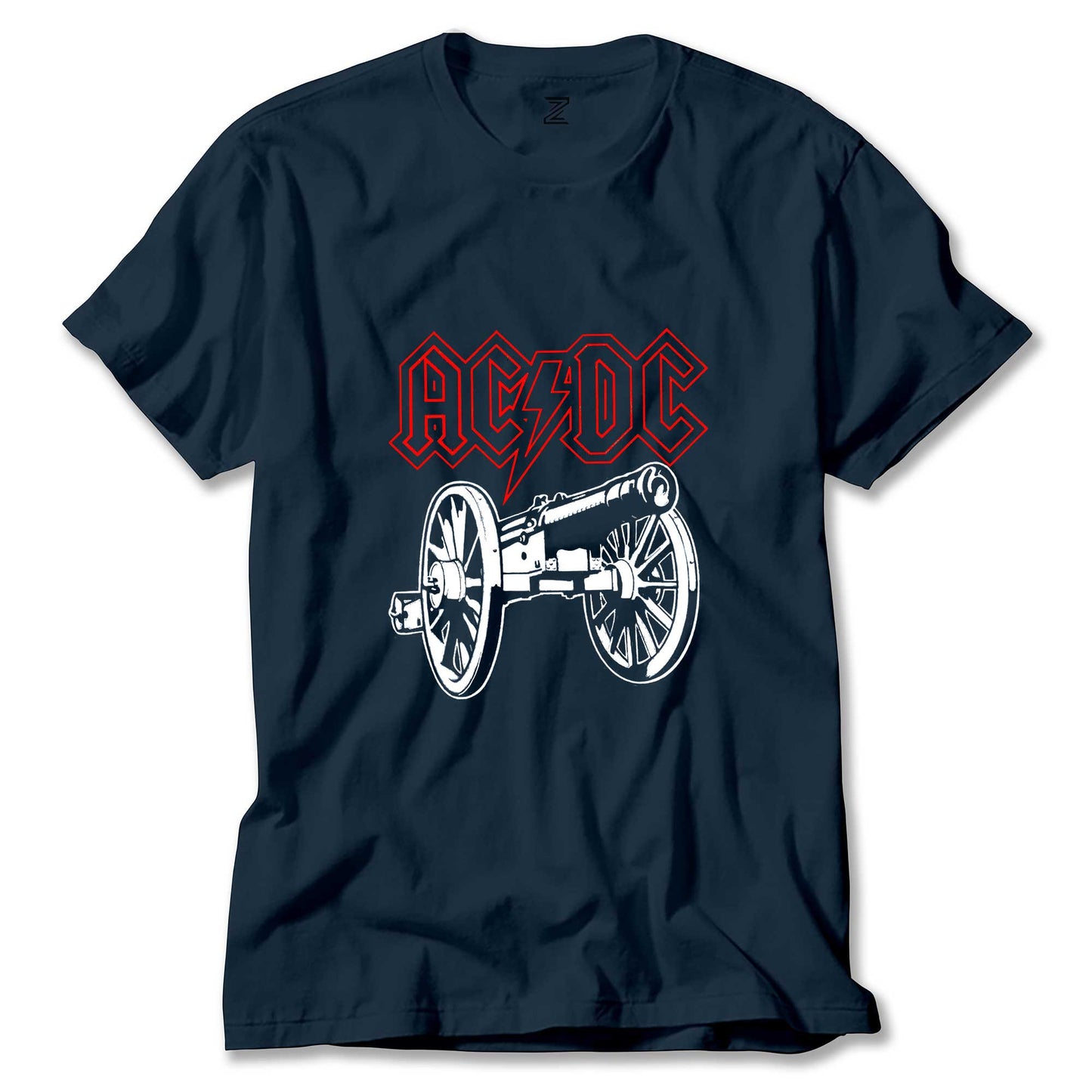 Ac Dc About Rock Cannon Renkli Tişört