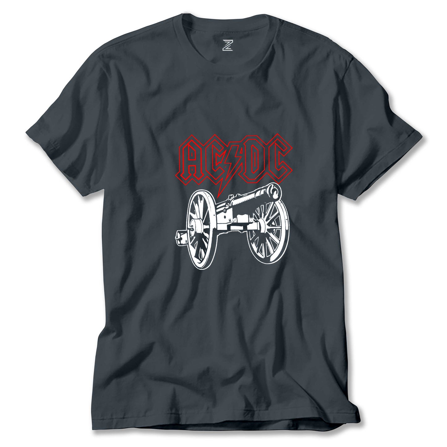 Ac Dc About Rock Cannon Renkli Tişört
