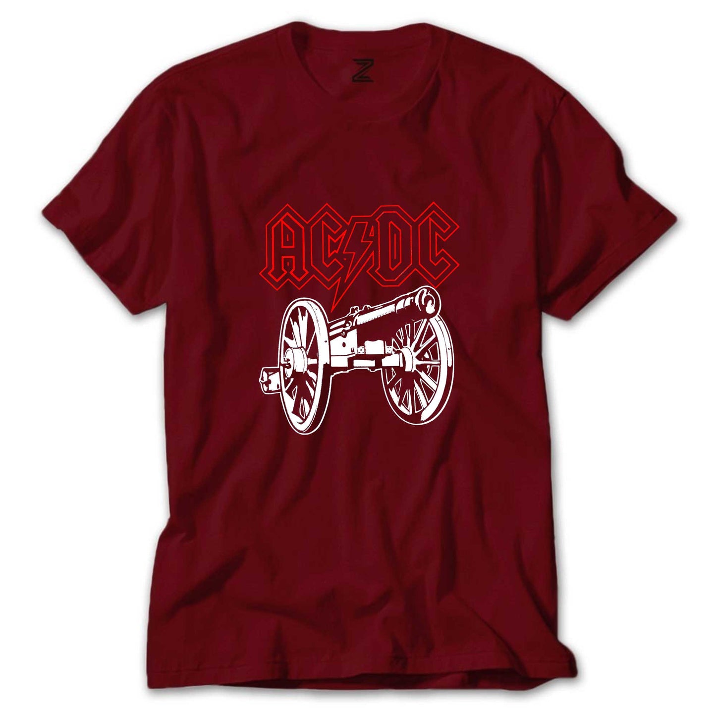 Ac Dc About Rock Cannon Renkli Tişört