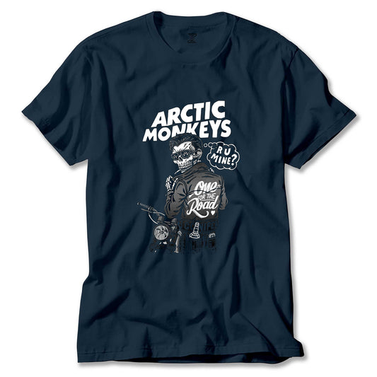 Artic Monkeys Skull Rider Renkli Tişört