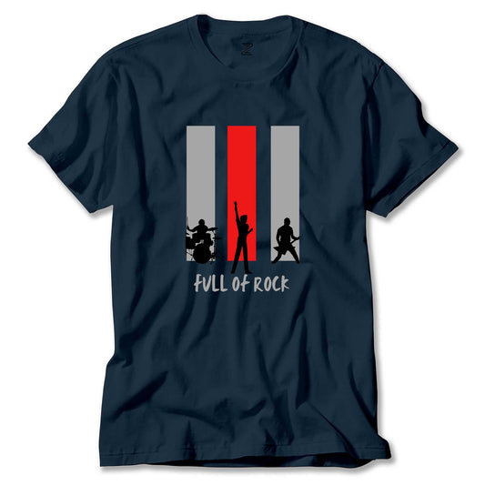 Full Of Rock Renkli Tişört