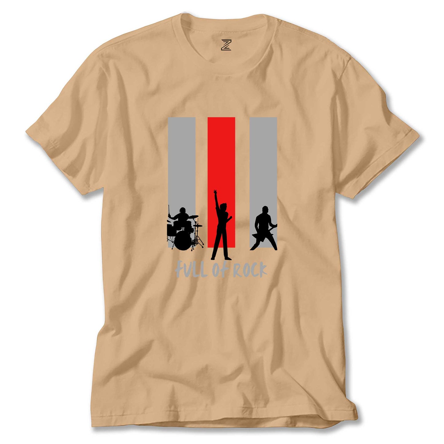 Full Of Rock Renkli Tişört