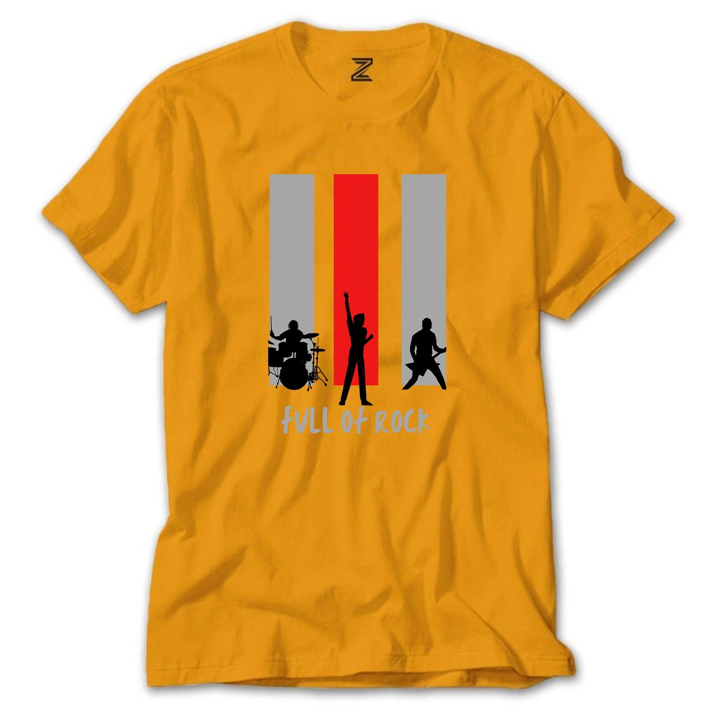 Full Of Rock Renkli Tişört