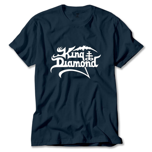 King Diamonds White Logo Renkli Tişört