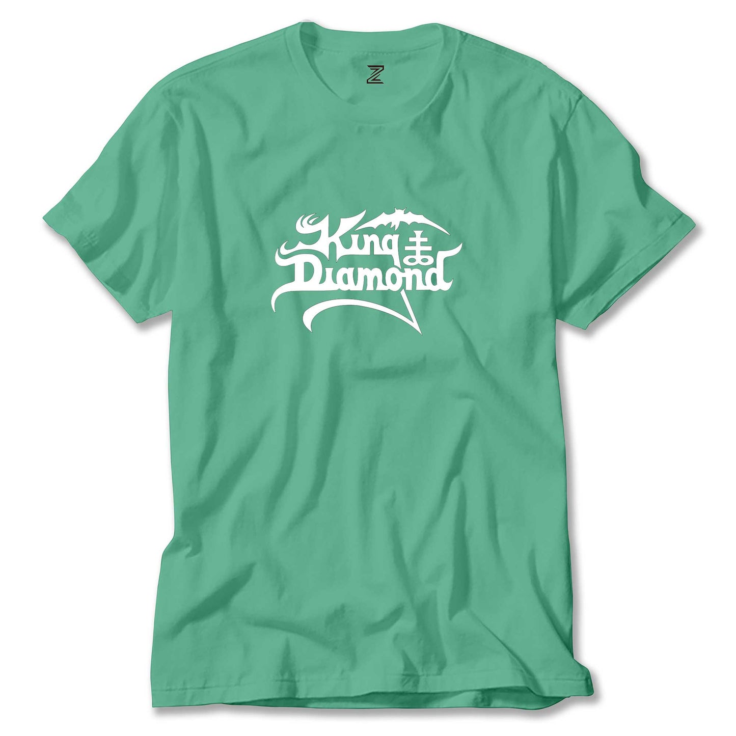 King Diamonds White Logo Renkli Tişört