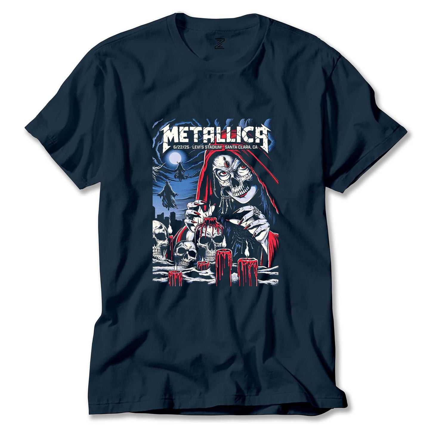 Metallica 2025 Tour Renkli Tişört