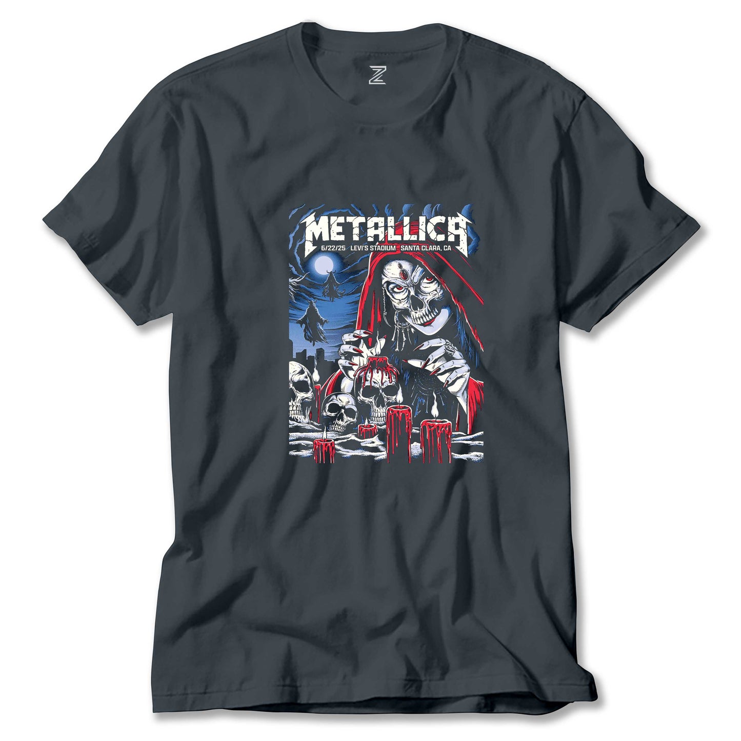 Metallica 2025 Tour Renkli Tişört