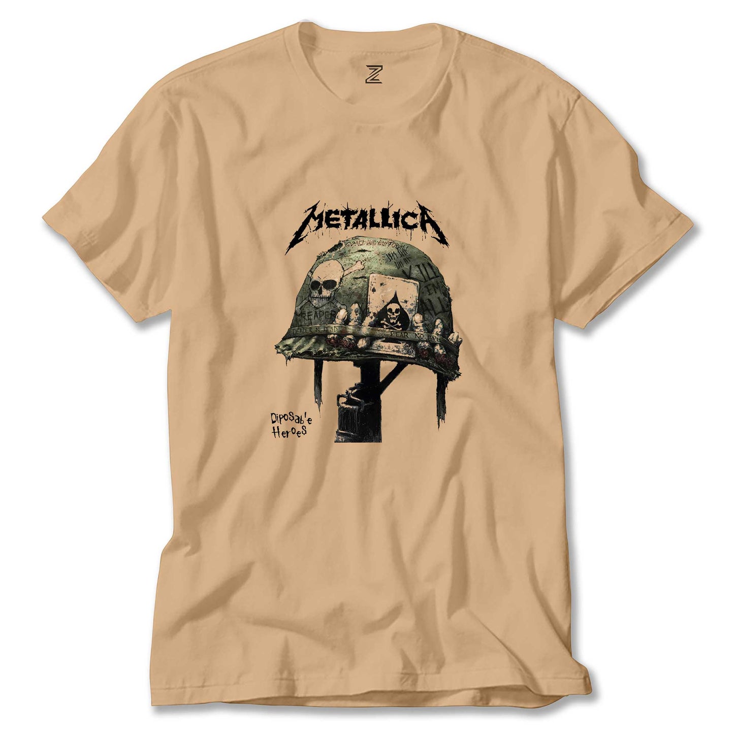 Metallica Diposab e Heroes Renkli Tişört