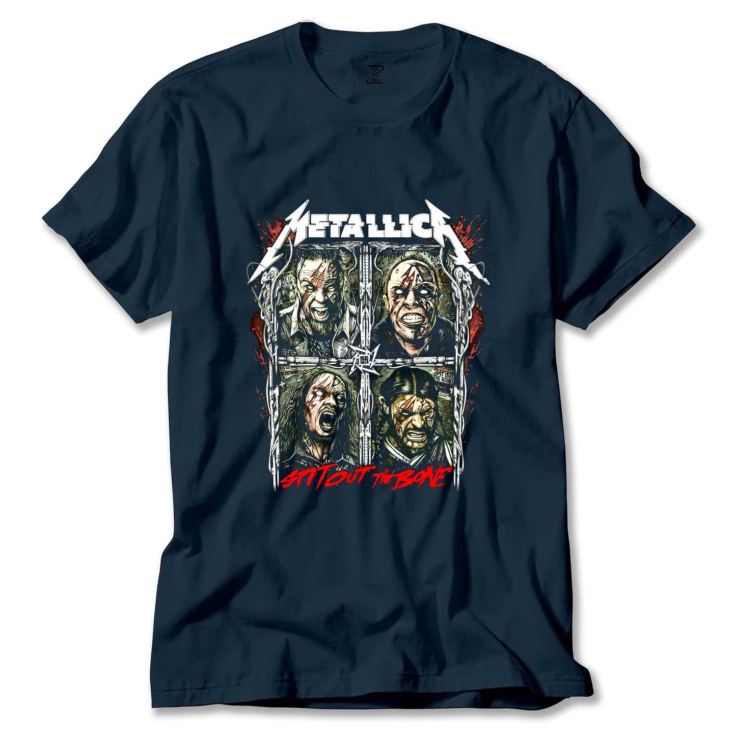 Metallica Spitout The Bone Renkli Tişört