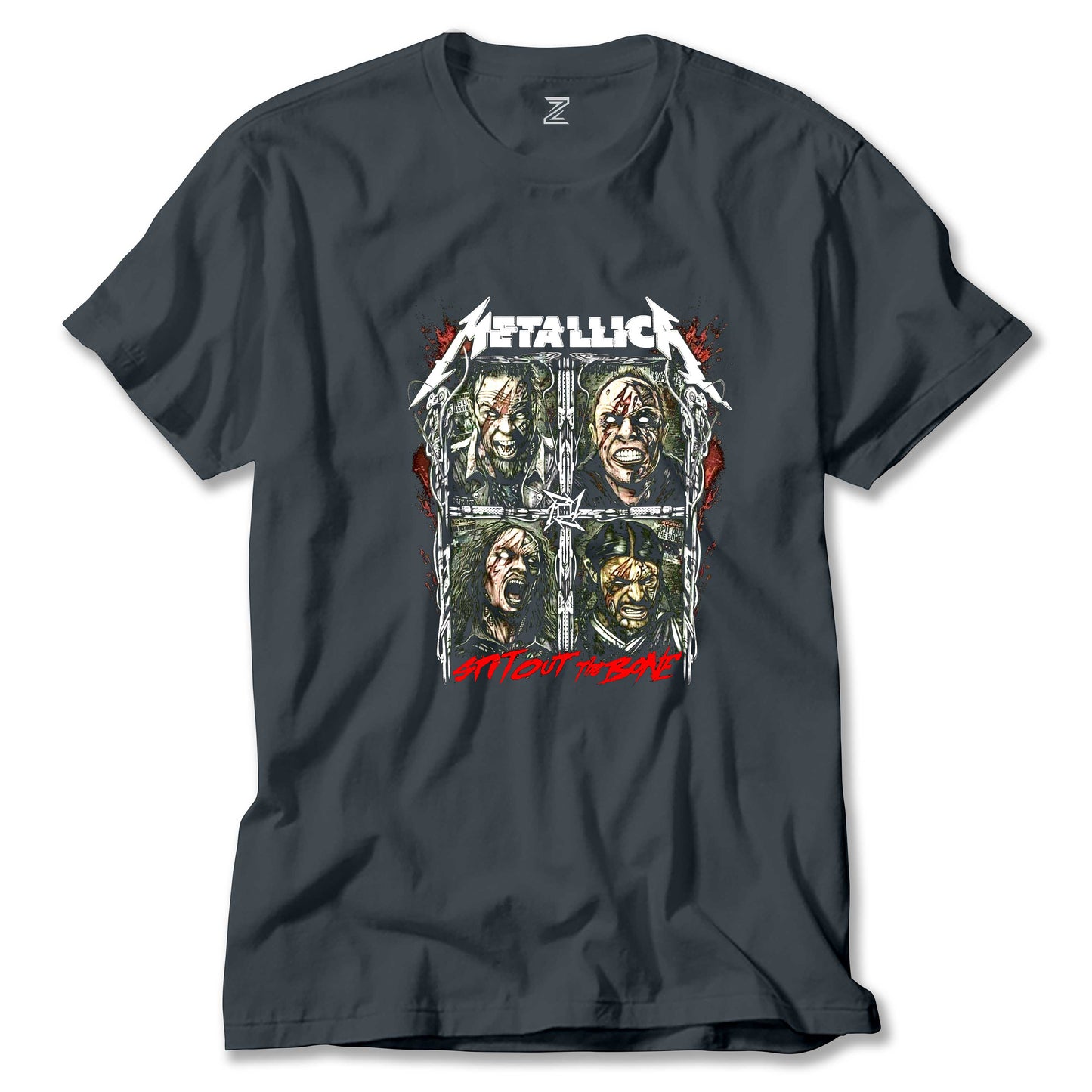 Metallica Spitout The Bone Renkli Tişört