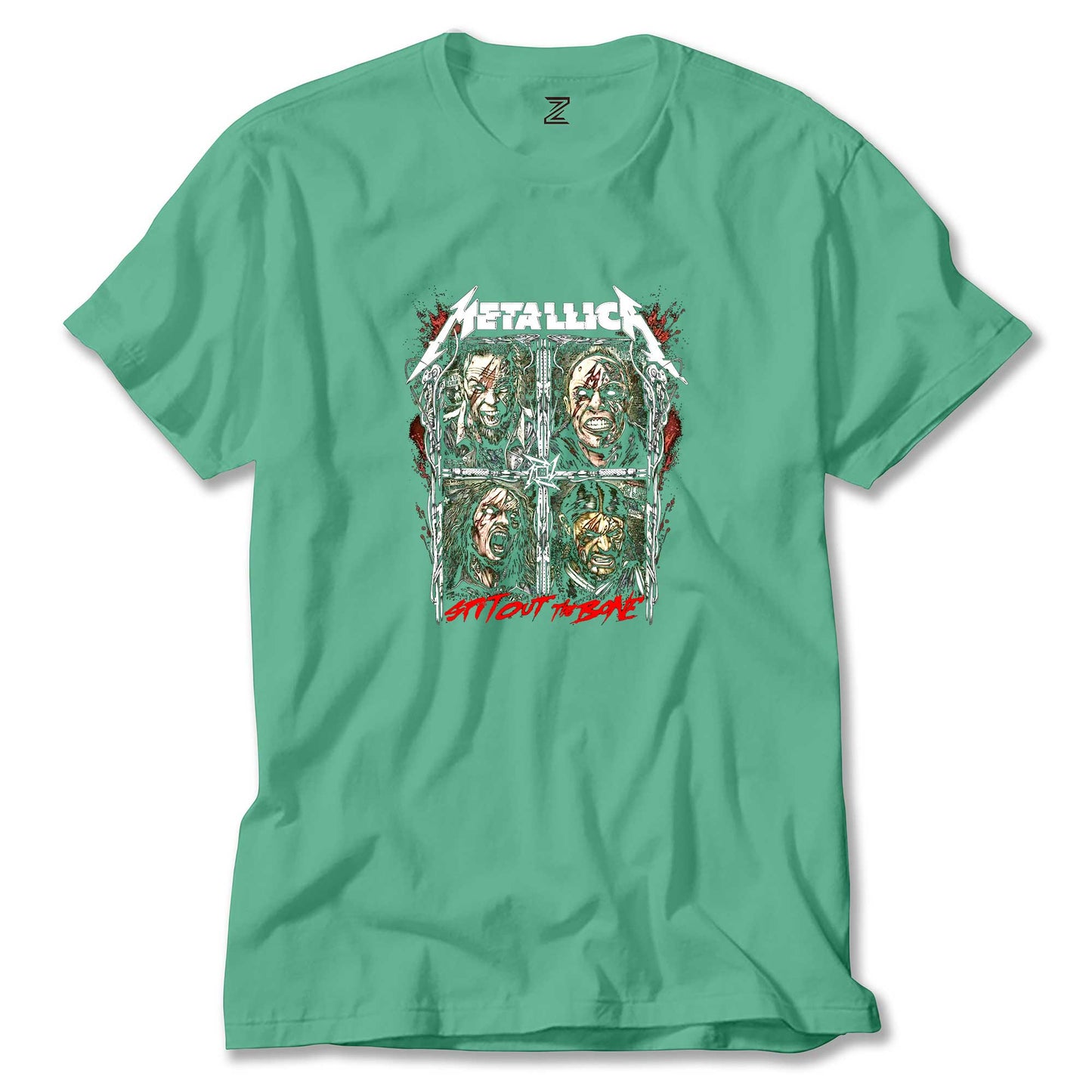 Metallica Spitout The Bone Renkli Tişört