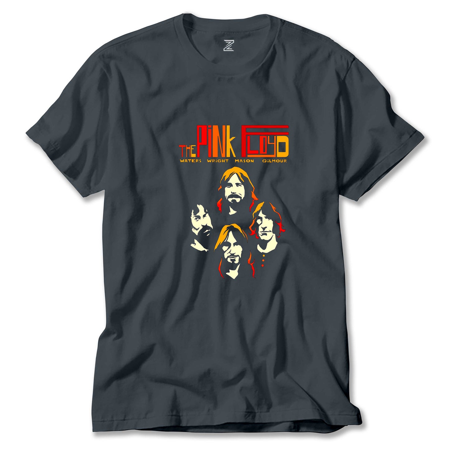 Pink Floyd Grup Silüet Renkli Tişört