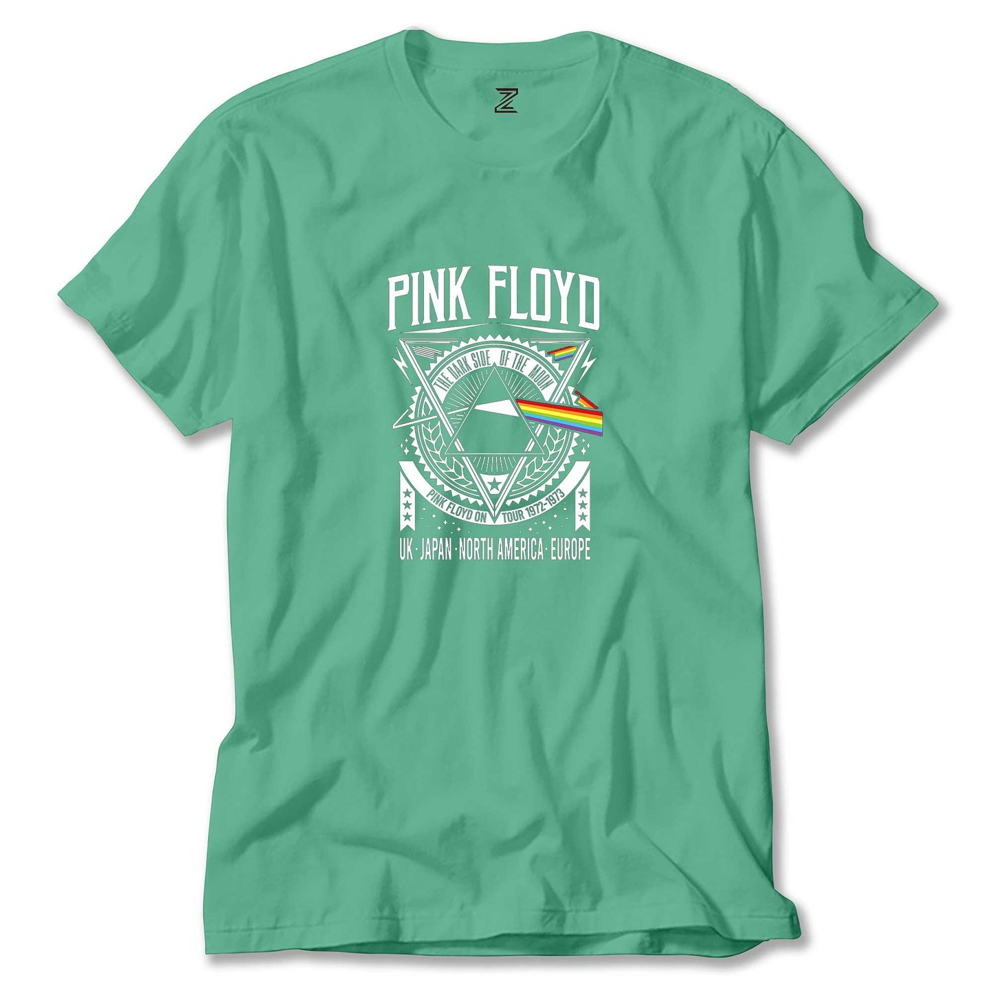 Pink Floyd Tour 1972 1973 Renkli Tişört